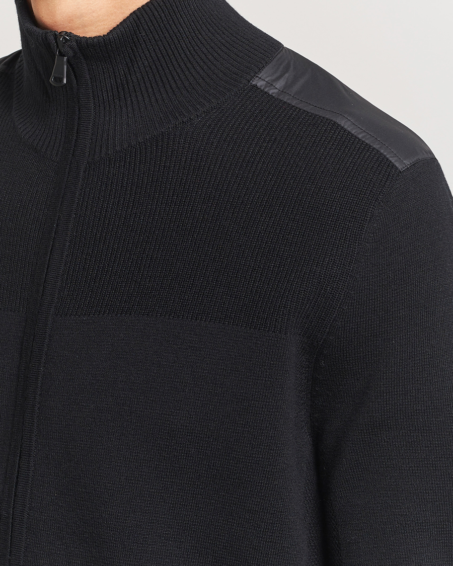 Hombres | Jerséis y prendas de punto | J.Lindeberg | Marty Hybrid Jacket Black