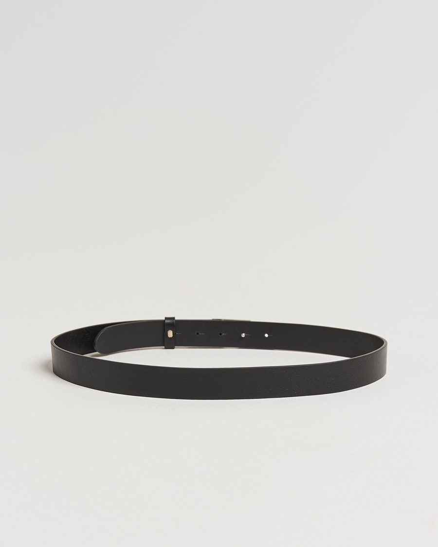 Hombres | J.Lindeberg Bridge Logo Belt Black | J.Lindeberg | Bridge Logo Belt Black