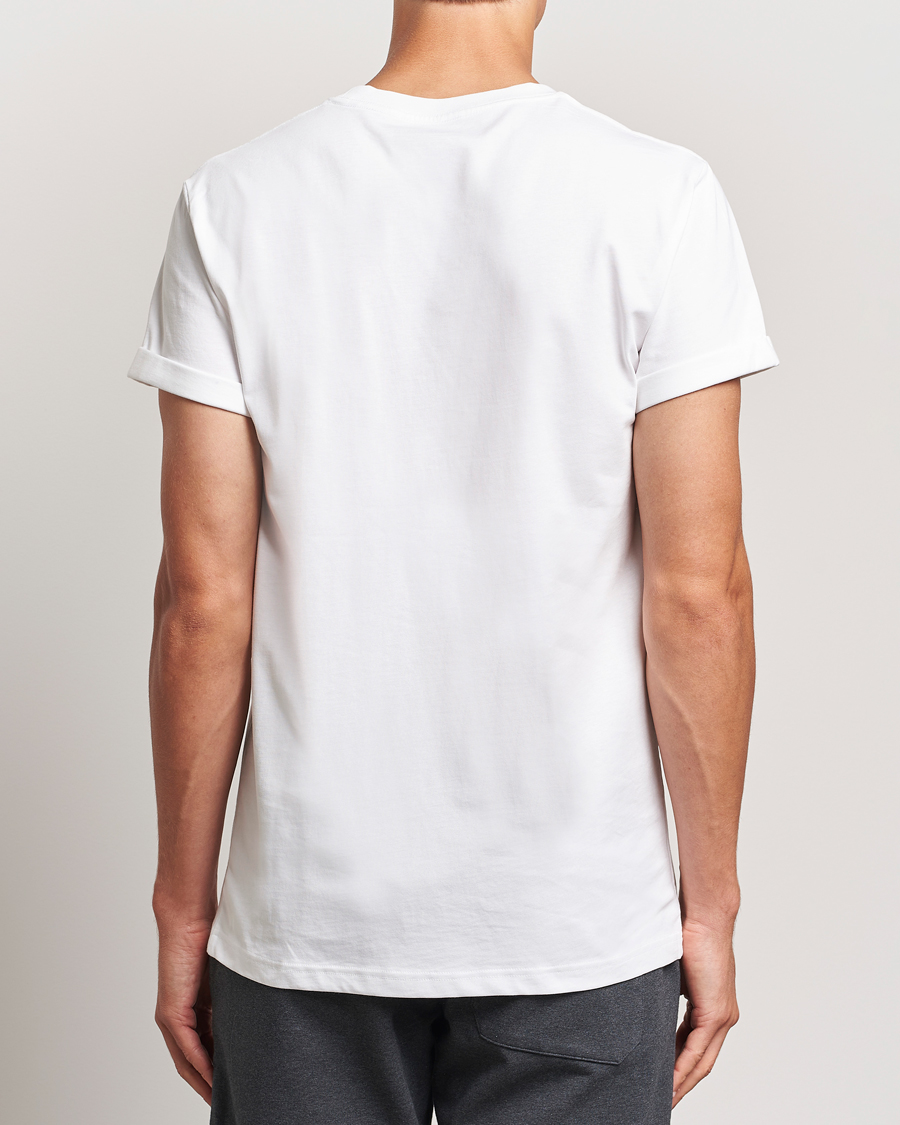 Hombres | Camisetas | Bread & Boxers | Roll-Up Crew Neck T-Shirt White