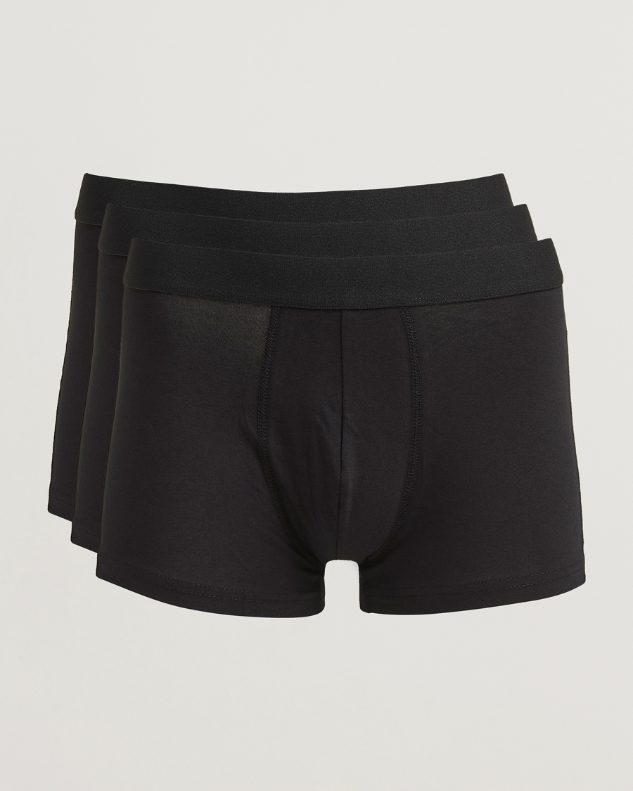 Hombres | Ropa interior y calcetines | Bread & Boxers | 3-Pack Trunk Black
