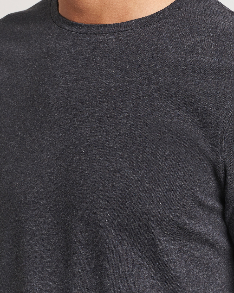Hombres | Camisetas | Bread & Boxers | 2-Pack Crew Neck T-Shirt Dark Grey Melange