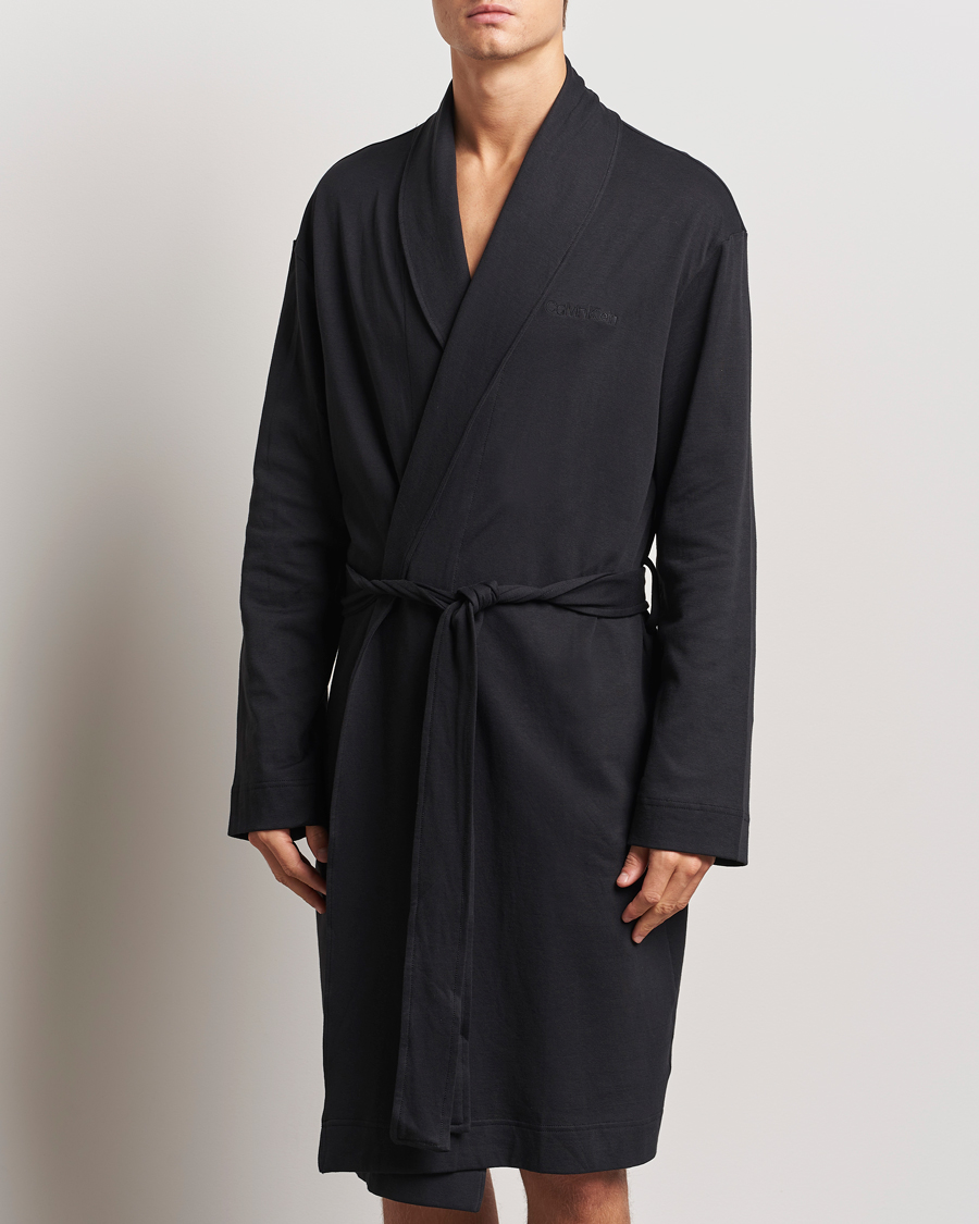 Hombres | Pijamas y batas | Calvin Klein | Cotton Robe Black