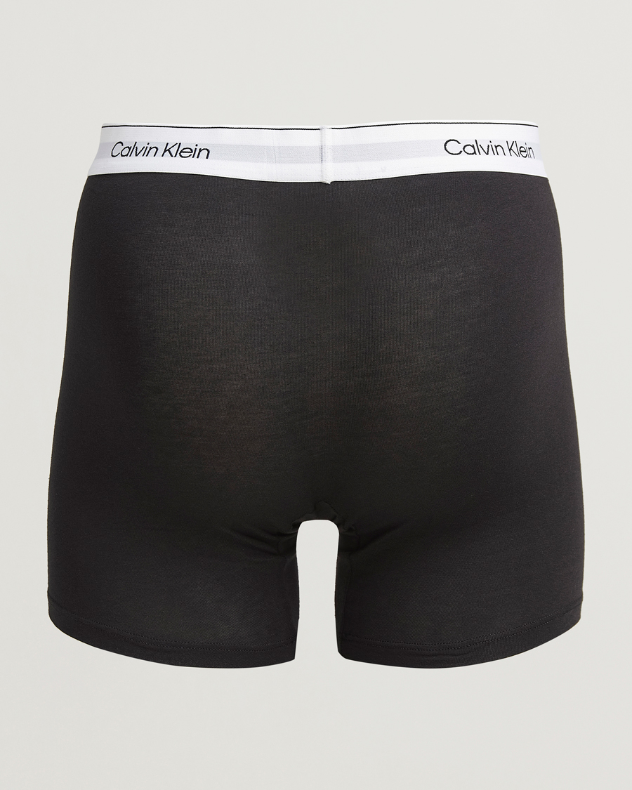 Hombres | Ropa interior y calcetines | Calvin Klein | 3-Pack Icon Cotton Stretch Boxer Brief Black