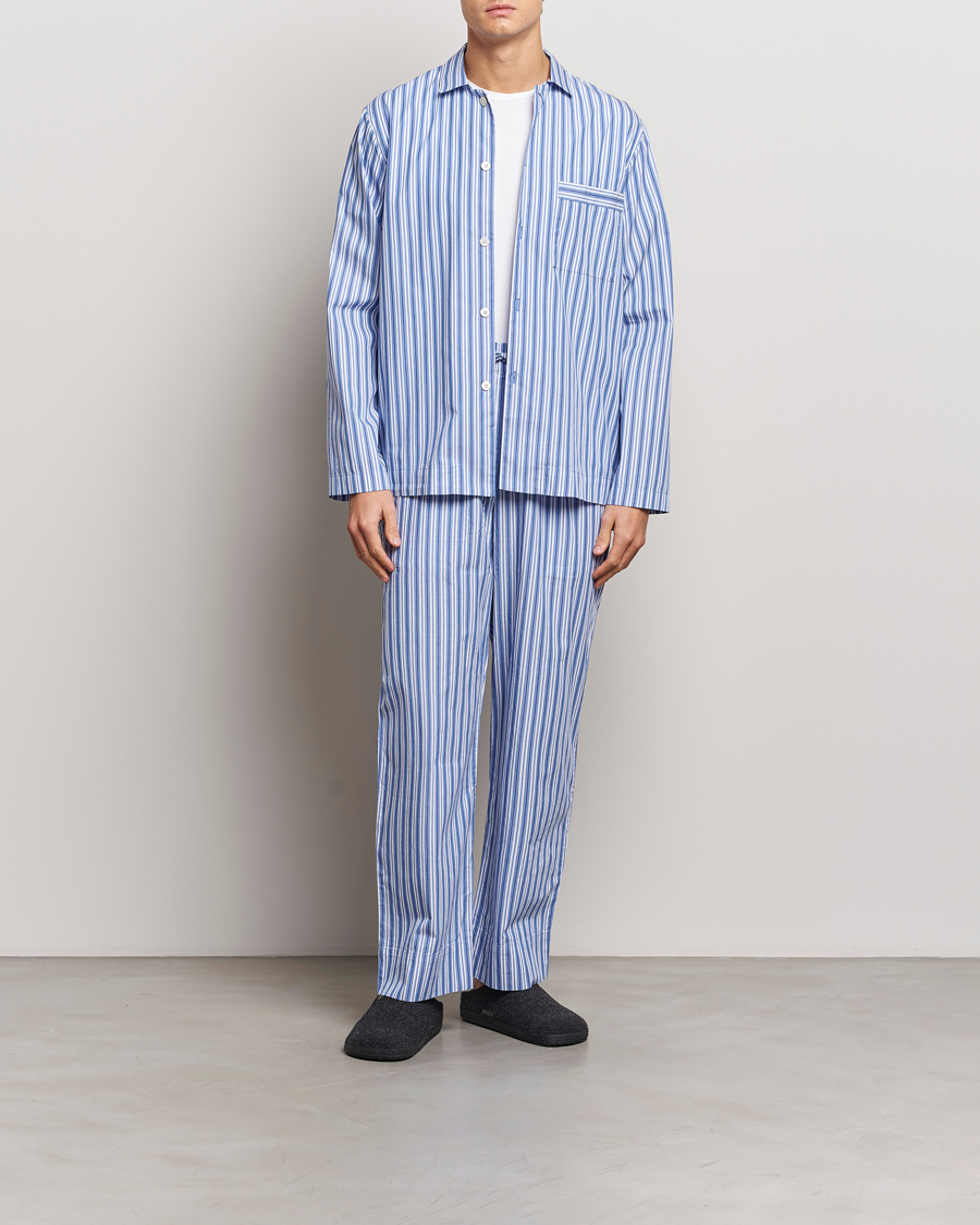 Hombres | Pijamas y batas | Tekla | Poplin Pyjama Pants Penny Stripes