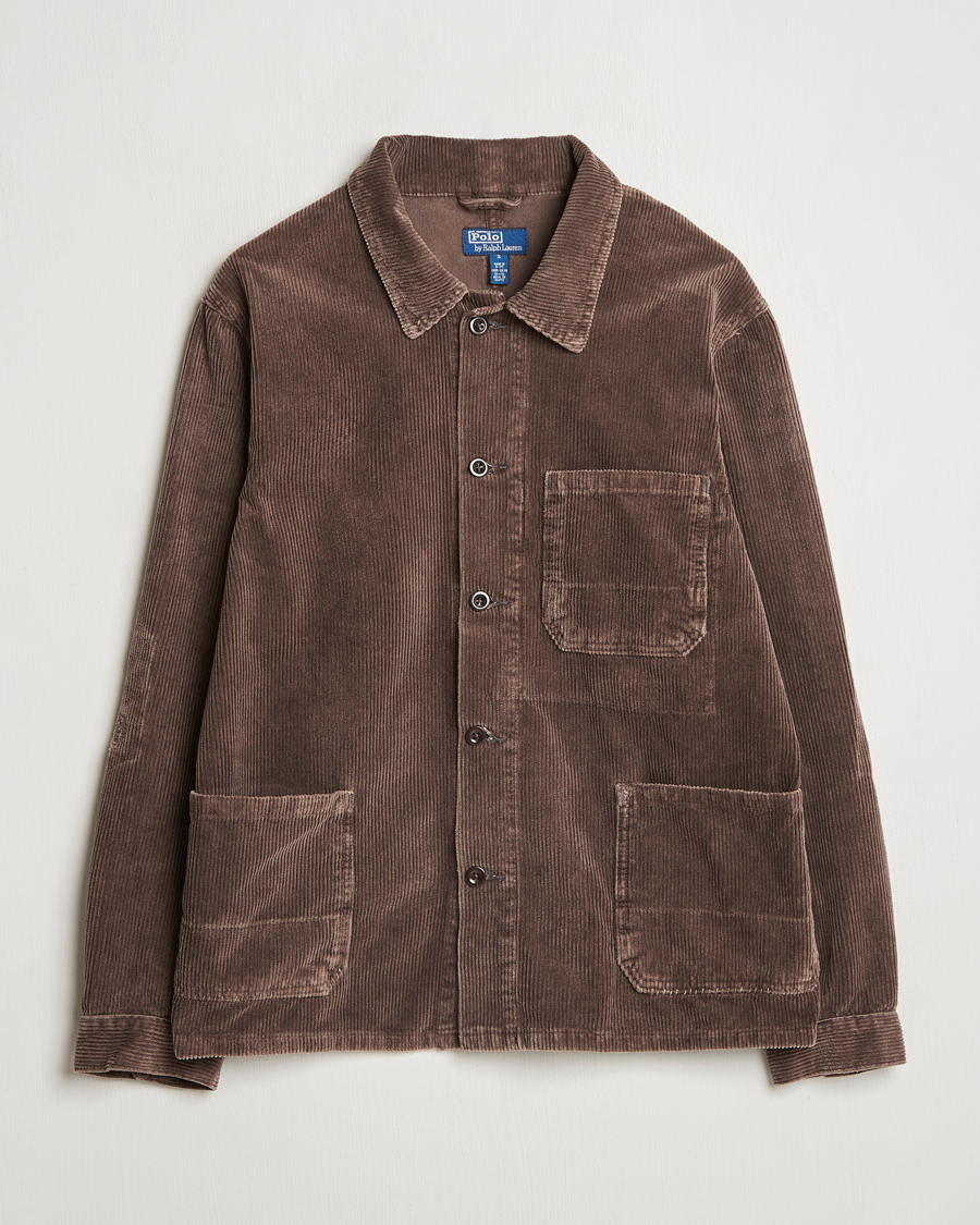 Hombres | Abrigos y chaquetas | Polo Ralph Lauren | Unlined Field Jacket Hanford Brown Repair