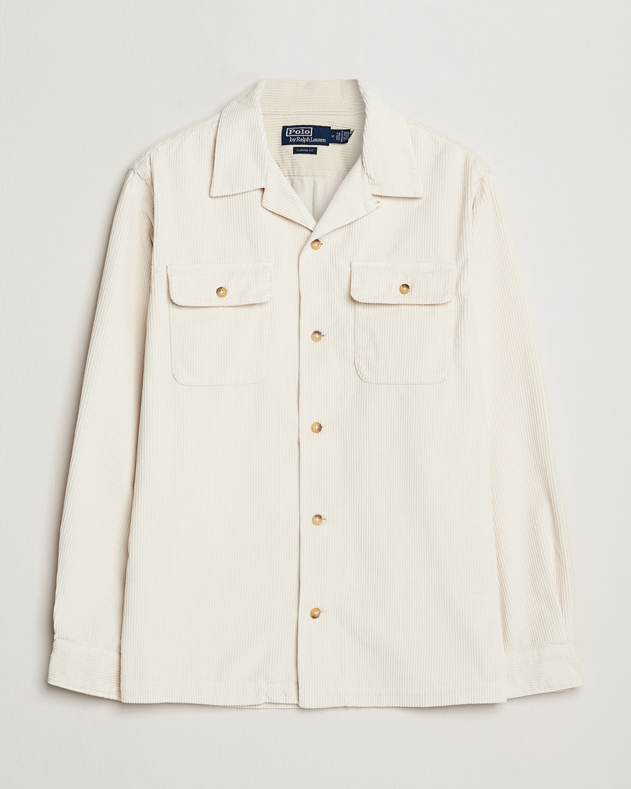 Hombres | Camisas | Polo Ralph Lauren | Corduroy Western Shirt Antique Cream