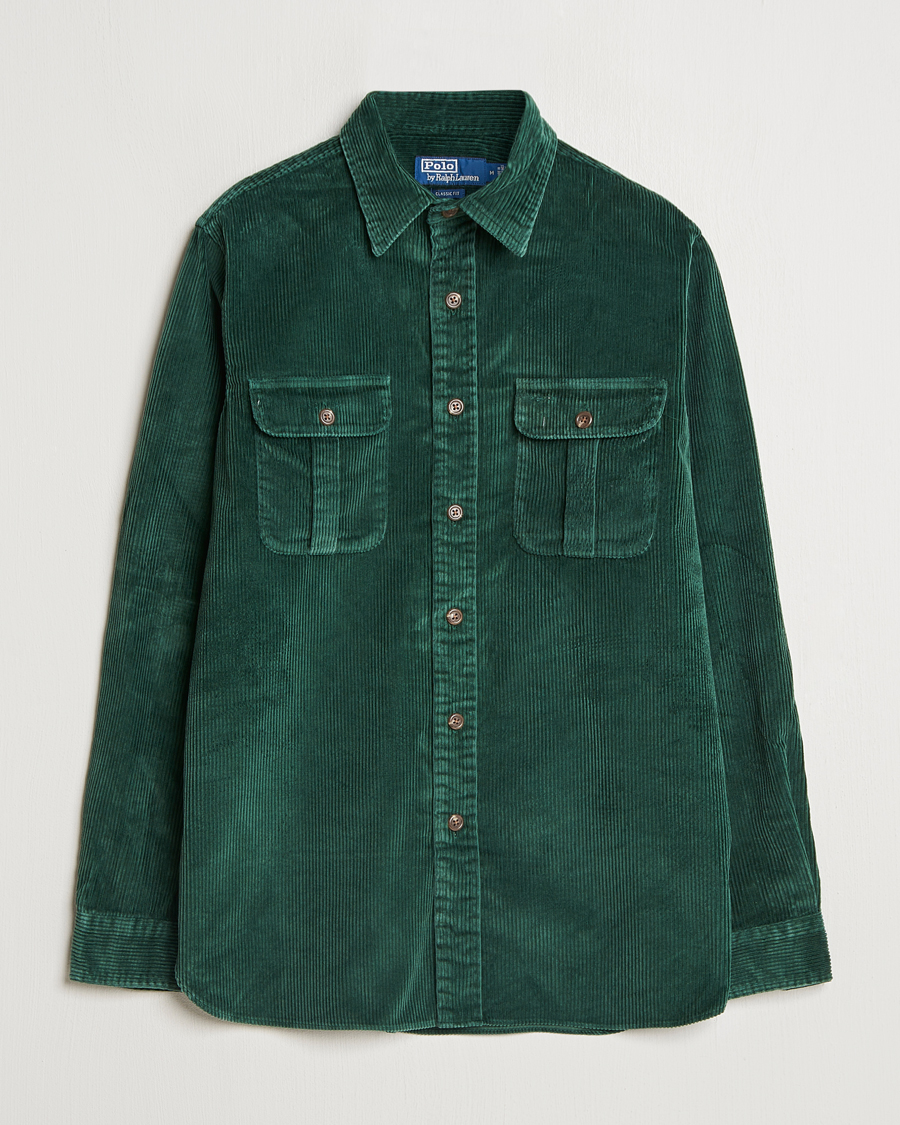 Hombres | Camisas | Polo Ralph Lauren | Corduroy Patch Shirt Moss Agate