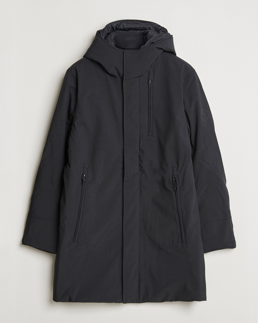 Hombres | Abrigos y chaquetas | KnowledgeCotton Apparel | Climateshell Padded Jacket Black