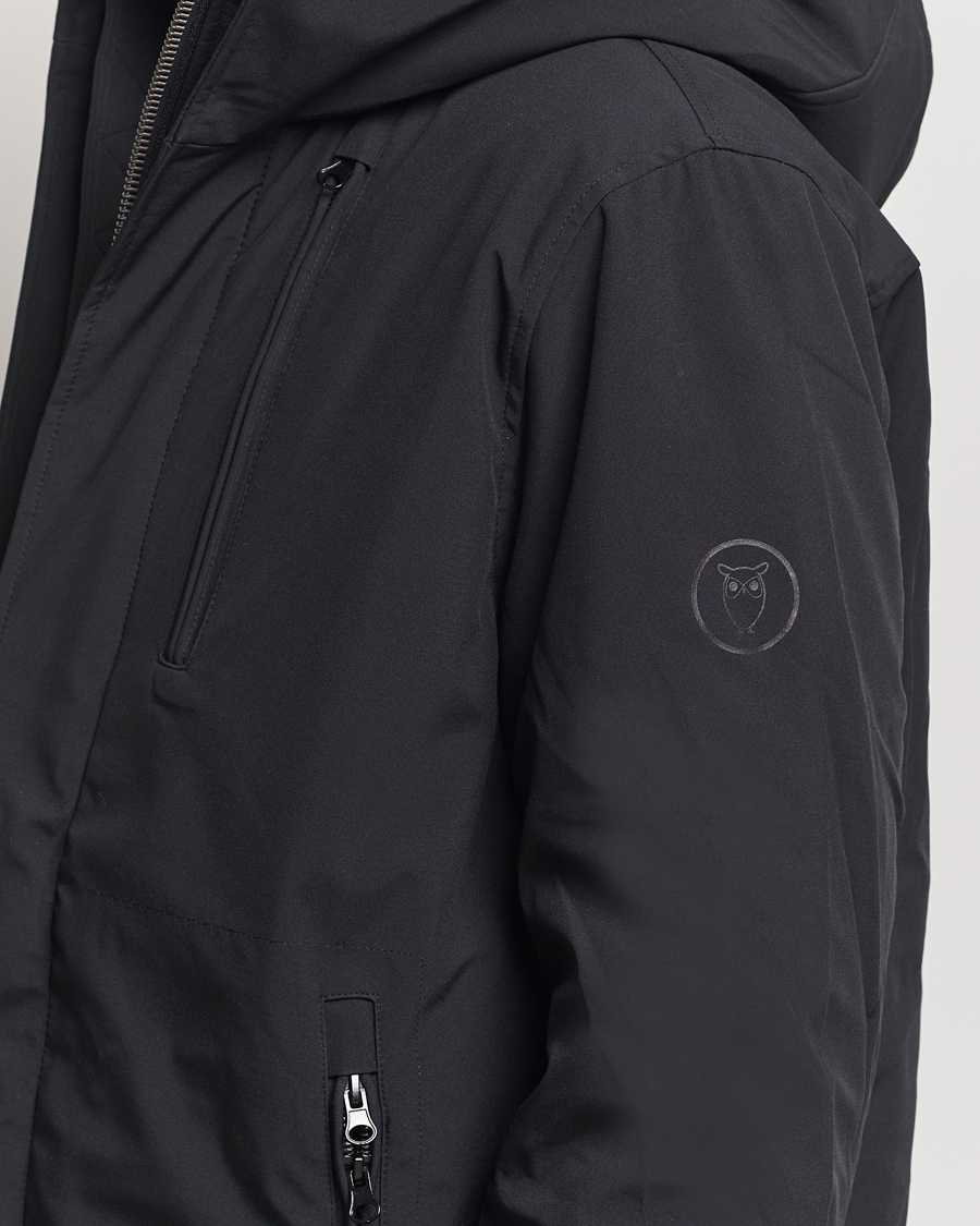 Hombres | Abrigos y chaquetas | KnowledgeCotton Apparel | Climateshell Padded Jacket Black