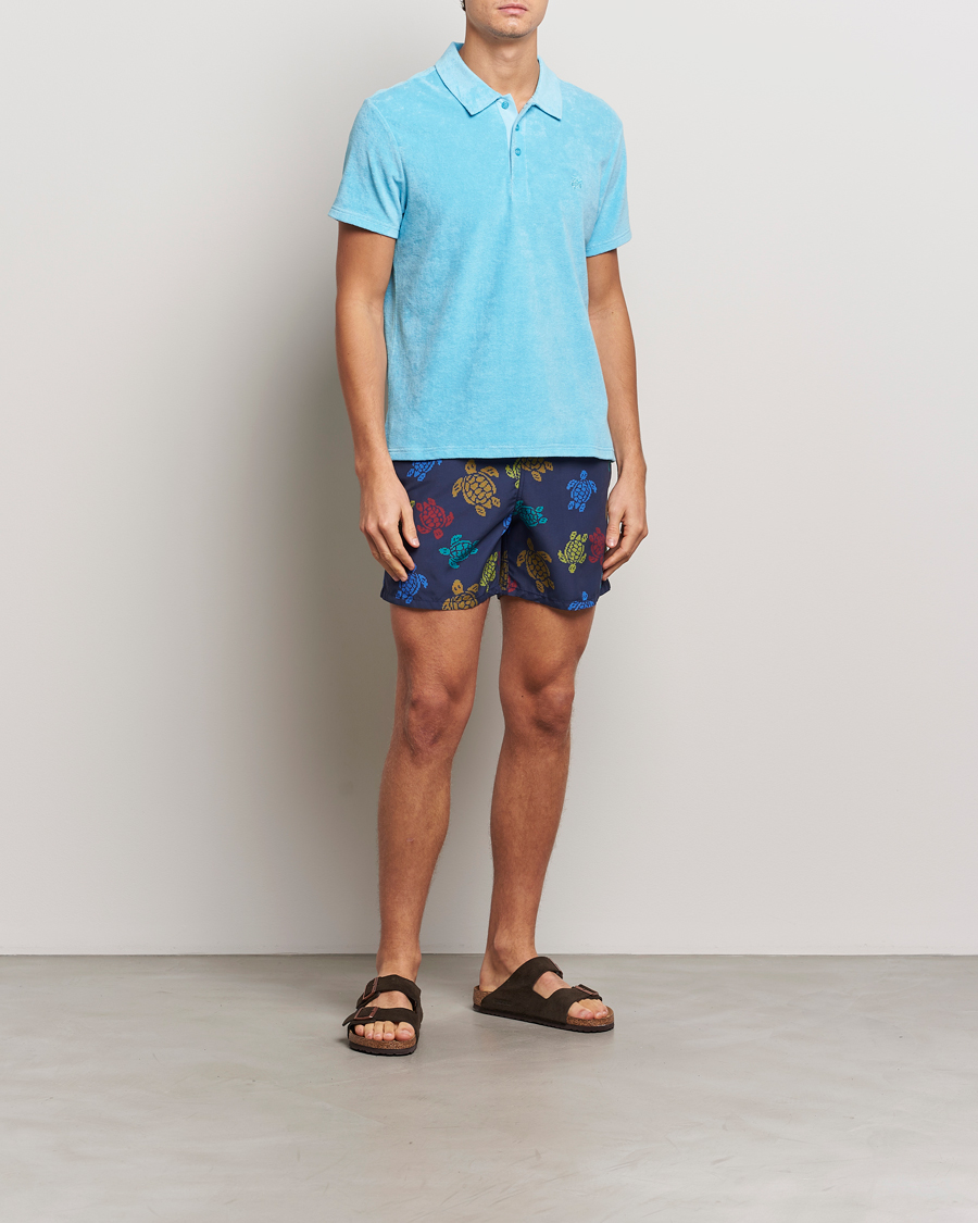 Hombres | Bañadores | Vilebrequin | Moorea Swim Shorts Bleu Marine