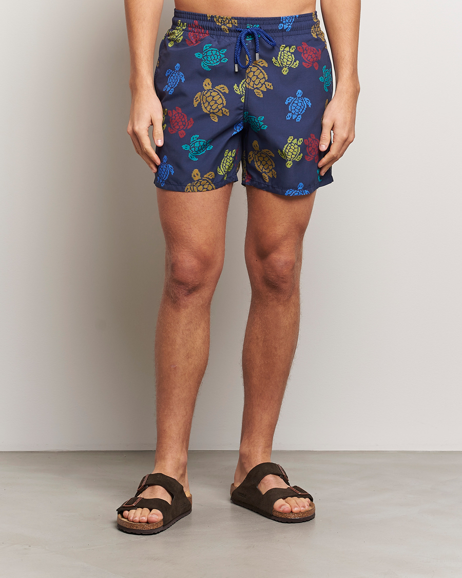Hombres | Bañadores | Vilebrequin | Moorea Swim Shorts Bleu Marine
