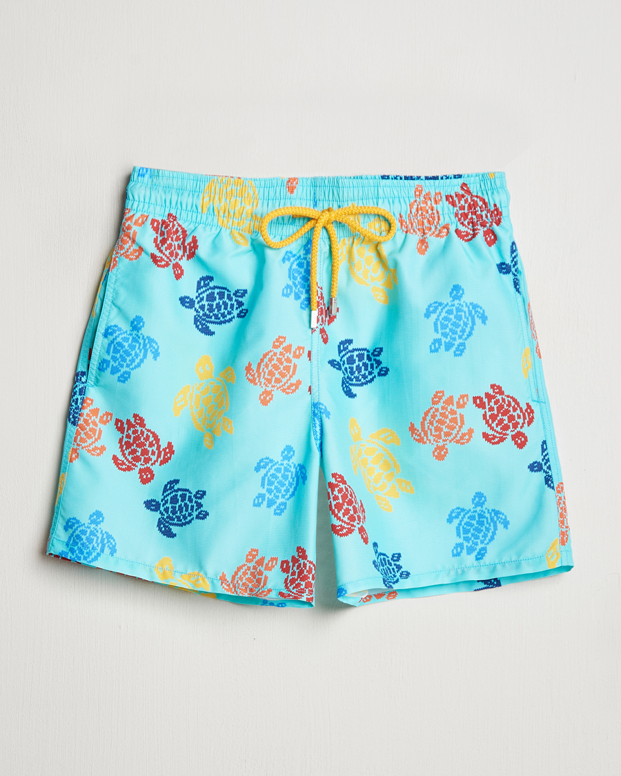 Hombres | Bañadores | Vilebrequin | Moorea Swim Shorts Bleu Lazuli