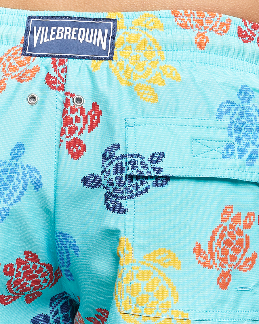 Hombres | Bañadores | Vilebrequin | Moorea Swim Shorts Bleu Lazuli