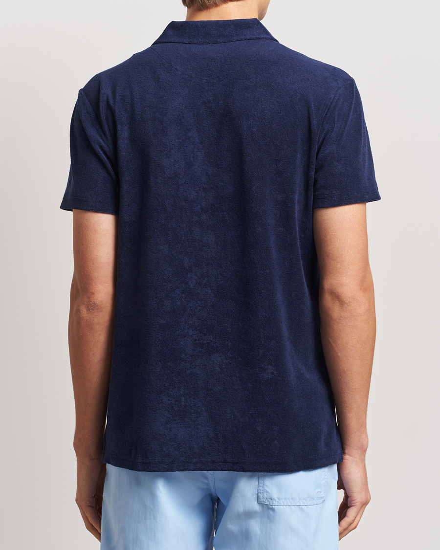 Hombres | Polos | Vilebrequin | Phoenix Terry Polo Bleu Marine