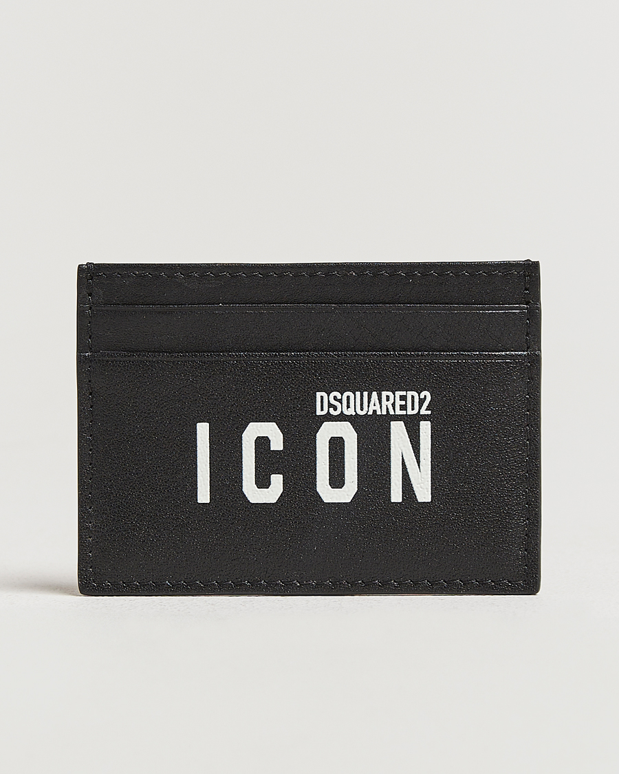 Hombres | Dsquared2 Icon Card Holder Black | Dsquared2 | Icon Card Holder Black