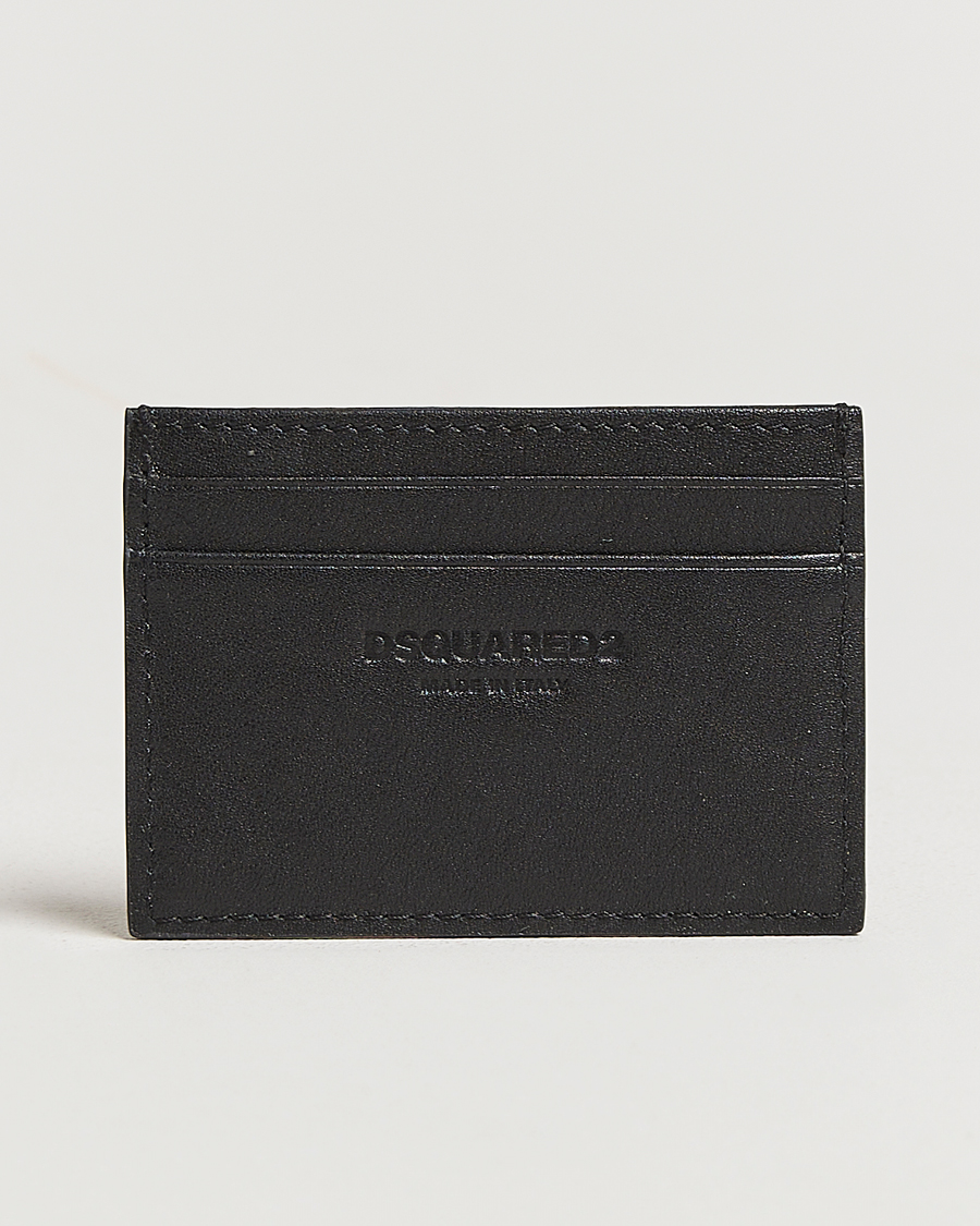 Hombres | Dsquared2 Icon Card Holder Black | Dsquared2 | Icon Card Holder Black