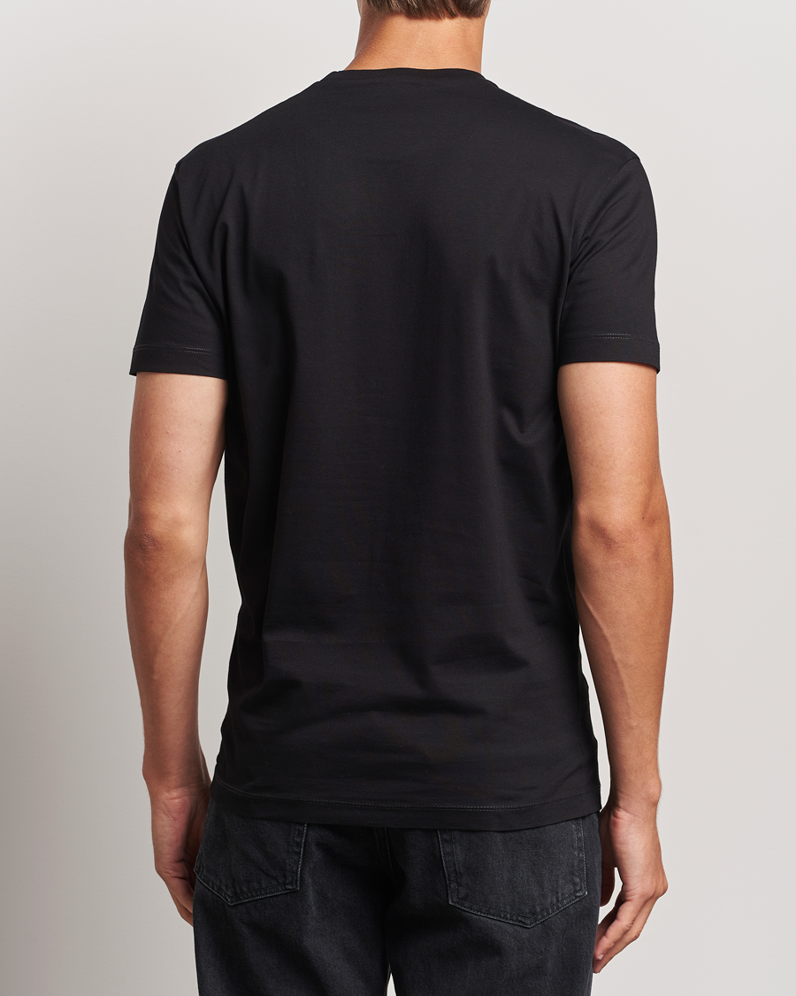 Hombres | Camisetas | Dsquared2 | Cool Fit Leaf T-Shirt Black