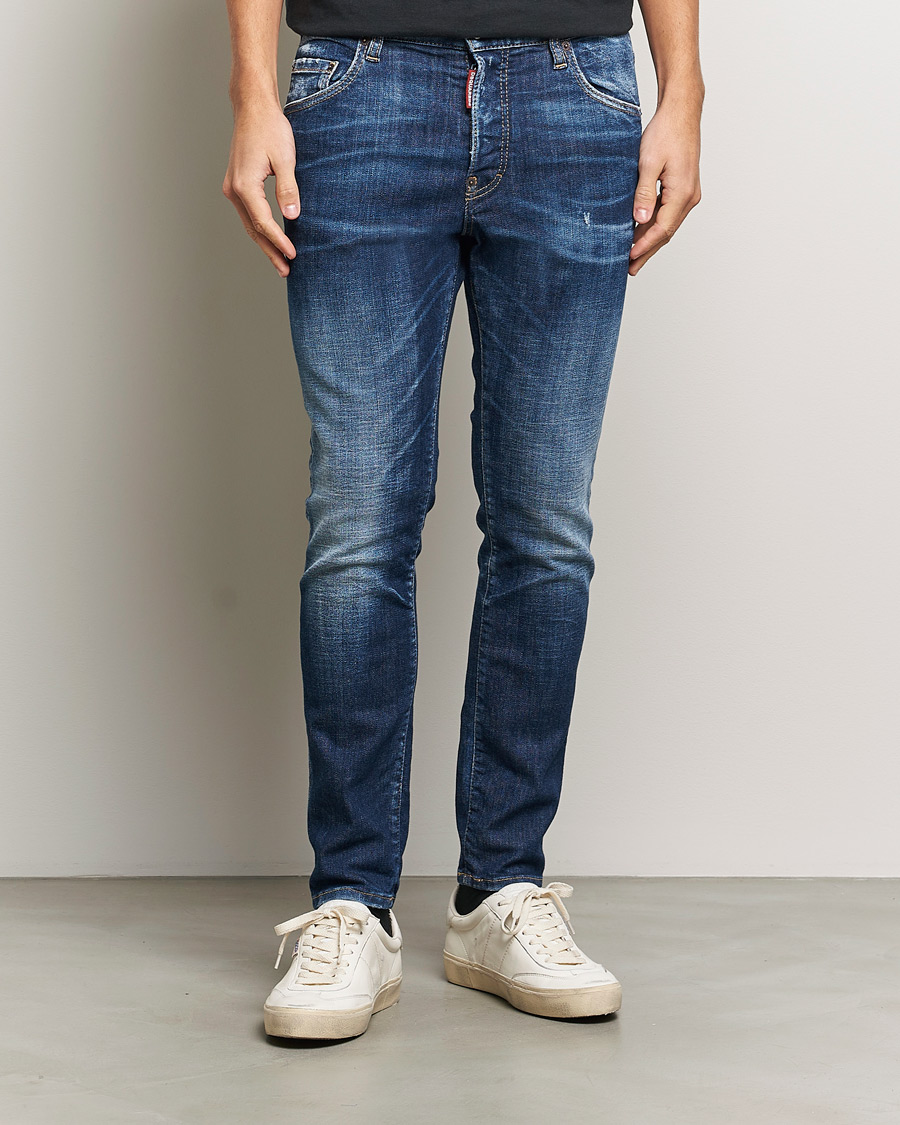 Hombres | Vaqueros | Dsquared2 | Skater Jeans Medium Blue