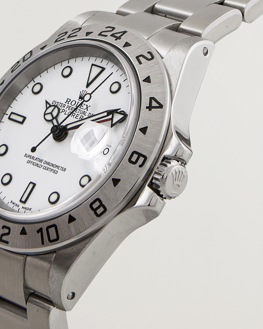 Hombres | Rolex Pre-Owned Explorer 16570 Silver | Rolex Pre-Owned | Explorer 16570 Silver
