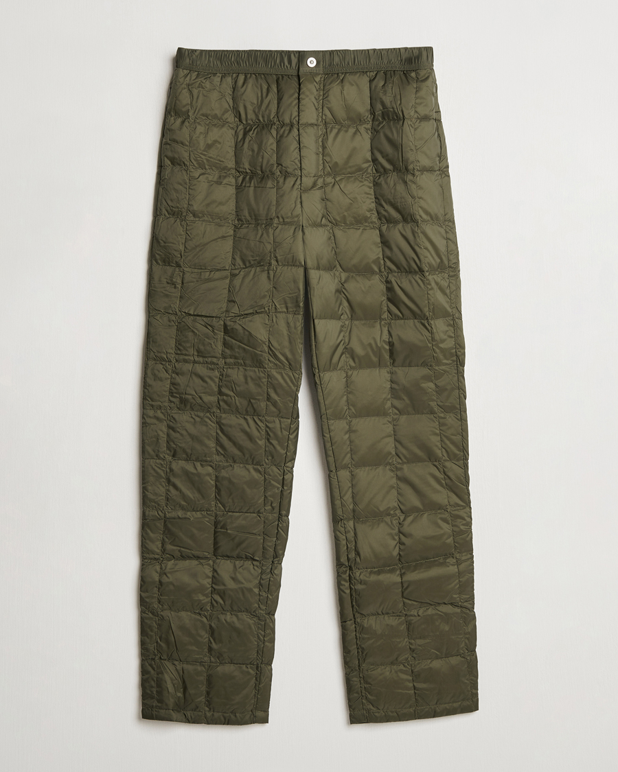Hombres | Pantalones | TAION | Regular Straight Down Pants Dark Olive