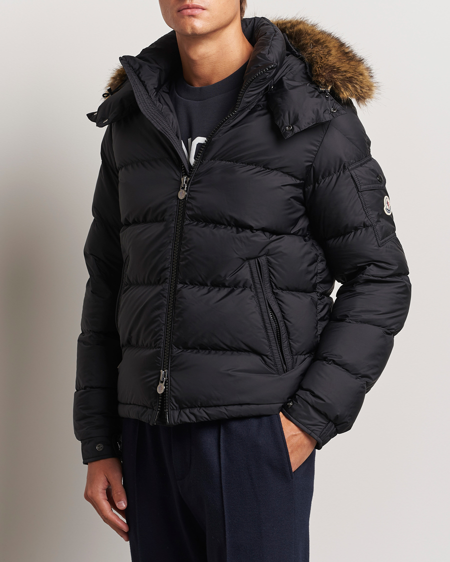Hombres | Abrigos y chaquetas | Moncler | Maya Faux Fur Jacket Black
