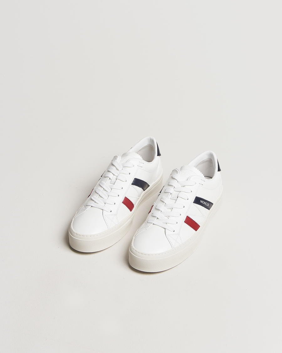 Hombres | Moncler Monaco Sneakers White | Moncler | Monaco Sneakers White