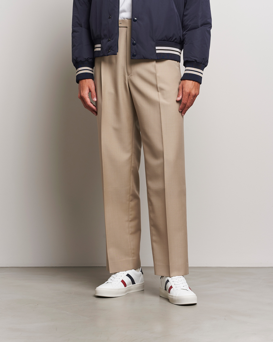 Hombres | Moncler Monaco Sneakers White | Moncler | Monaco Sneakers White