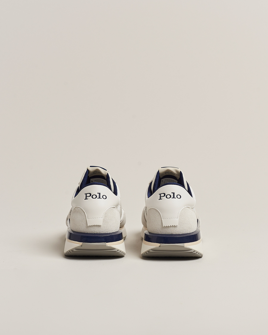 Hombres | Polo Ralph Lauren Train 89 PP Sneaker Deckwash White/Newport Navy | Polo Ralph Lauren | Train 89 PP Sneaker Deckwash White/Newport Navy