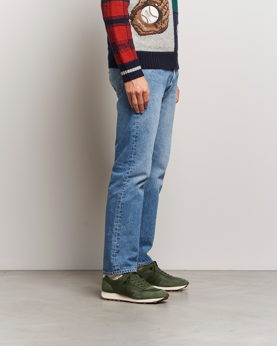 Hombres | Polo Ralph Lauren PRL Trail125 Sneaker Classic Drab/Ecru | Polo Ralph Lauren | PRL Trail125 Sneaker Classic Drab/Ecru