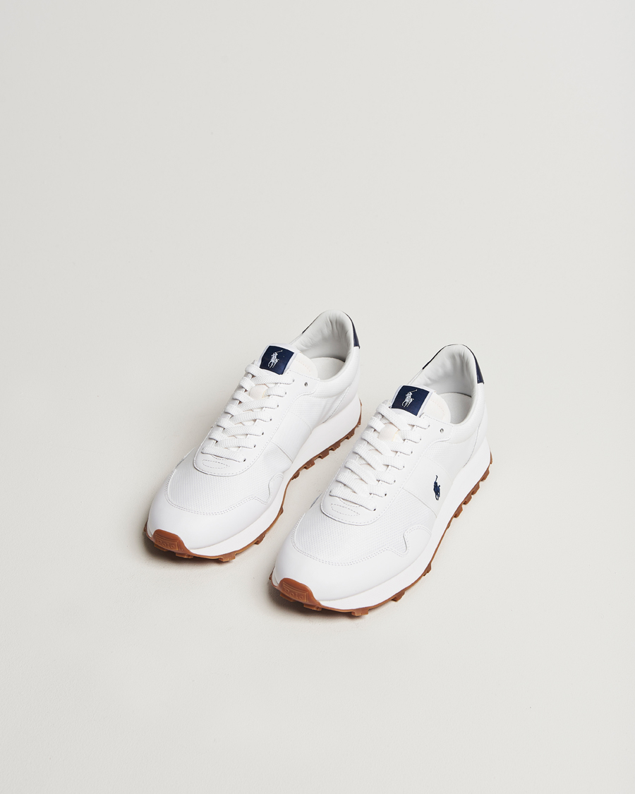 Hombres | Polo Ralph Lauren PRL Trail125 Sneaker White /Newport Navy | Polo Ralph Lauren | PRL Trail125 Sneaker White /Newport Navy