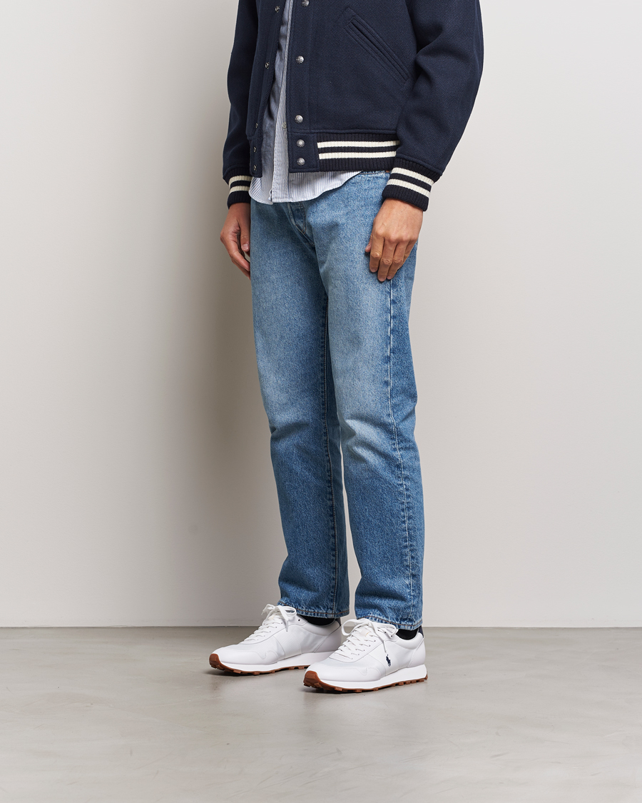 Hombres | Polo Ralph Lauren PRL Trail125 Sneaker White /Newport Navy | Polo Ralph Lauren | PRL Trail125 Sneaker White /Newport Navy