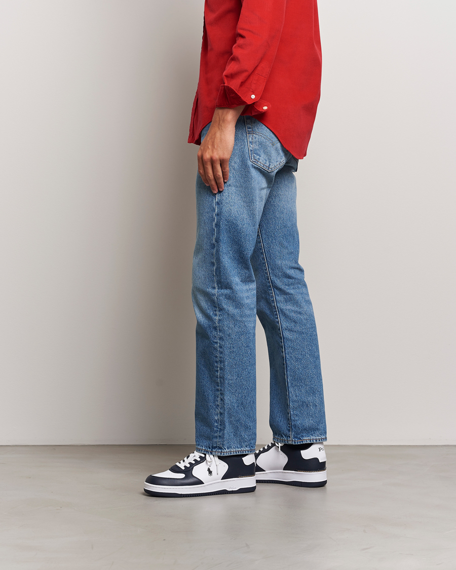 Hombres | Polo Ralph Lauren Masters Court Sneaker Aviator Navy/White | Polo Ralph Lauren | Masters Court Sneaker Aviator Navy/White