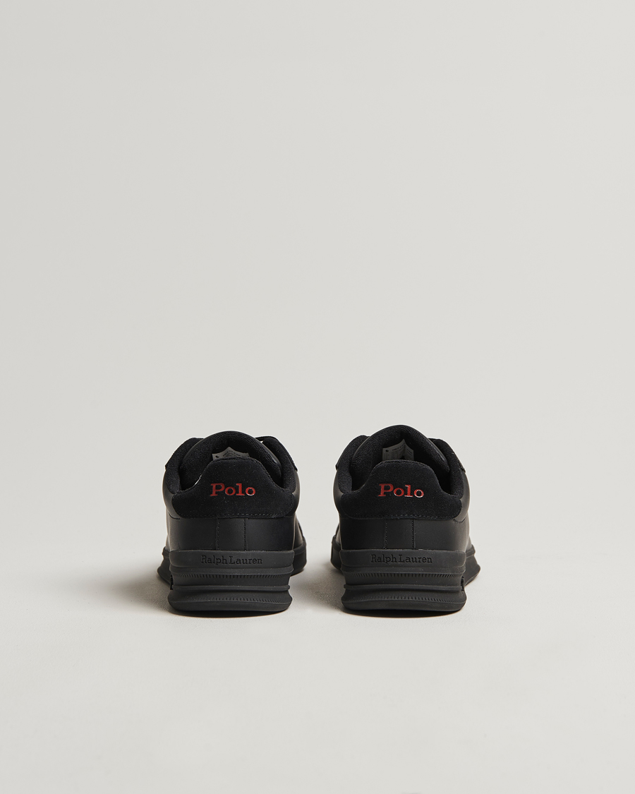 Hombres | Polo Ralph Lauren Heritage Court II High Sneaker Black/Red | Polo Ralph Lauren | Heritage Court II High Sneaker Black/Red