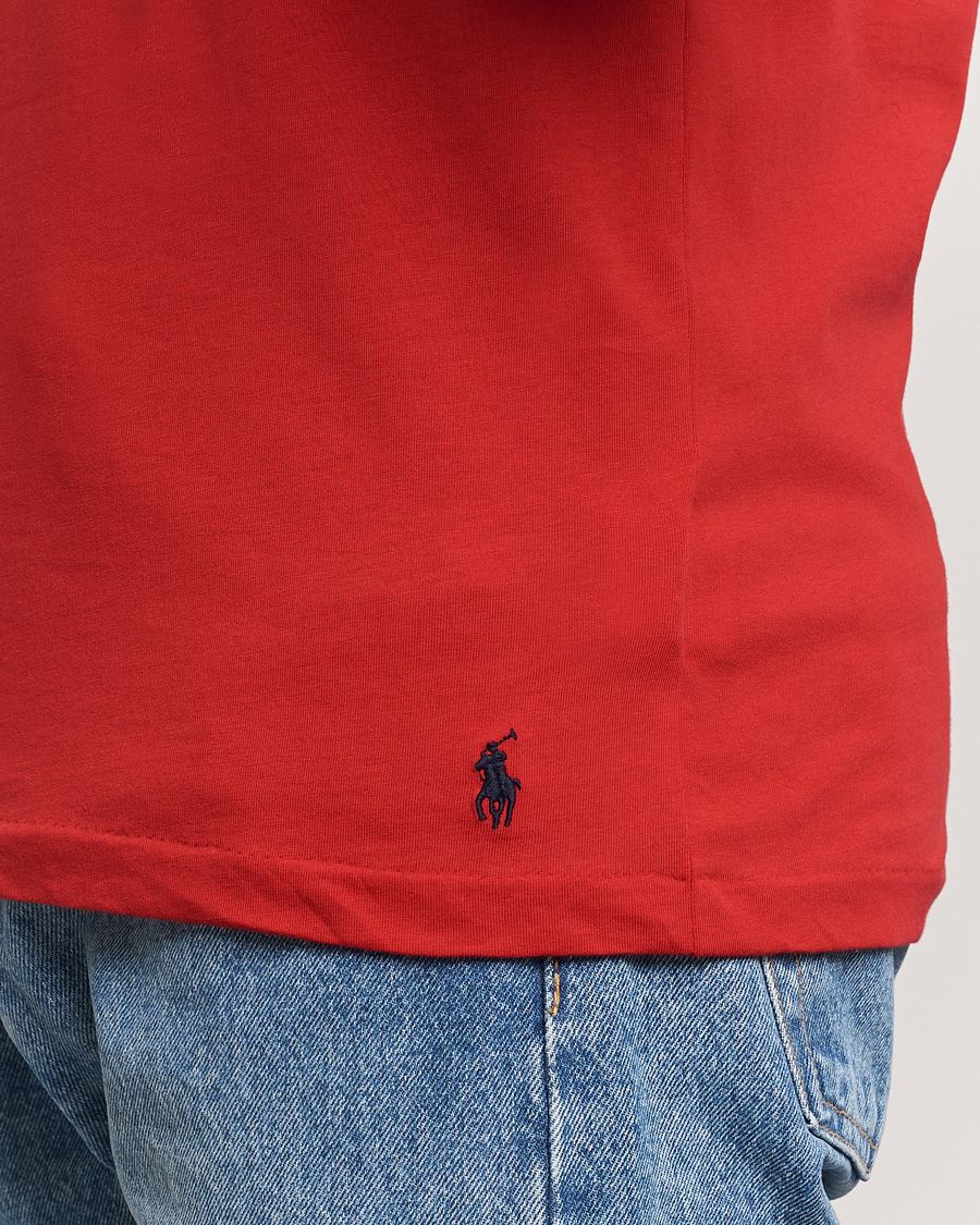 Hombres | Camisetas | Polo Ralph Lauren | 3-Pack Crew Neck T-Shirt Blue/Navy/Red