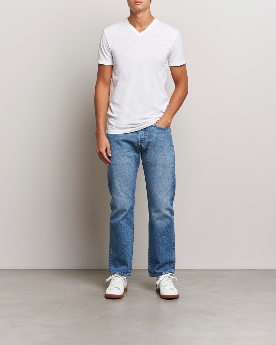Hombres | Camisetas | Polo Ralph Lauren | 3-Pack V Neck T-Shirt White