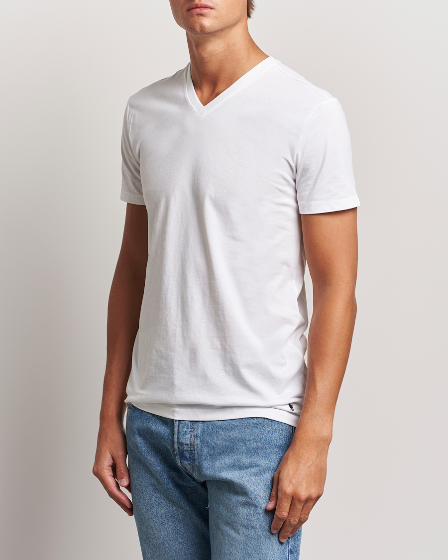 Hombres | Camisetas | Polo Ralph Lauren | 3-Pack V Neck T-Shirt White