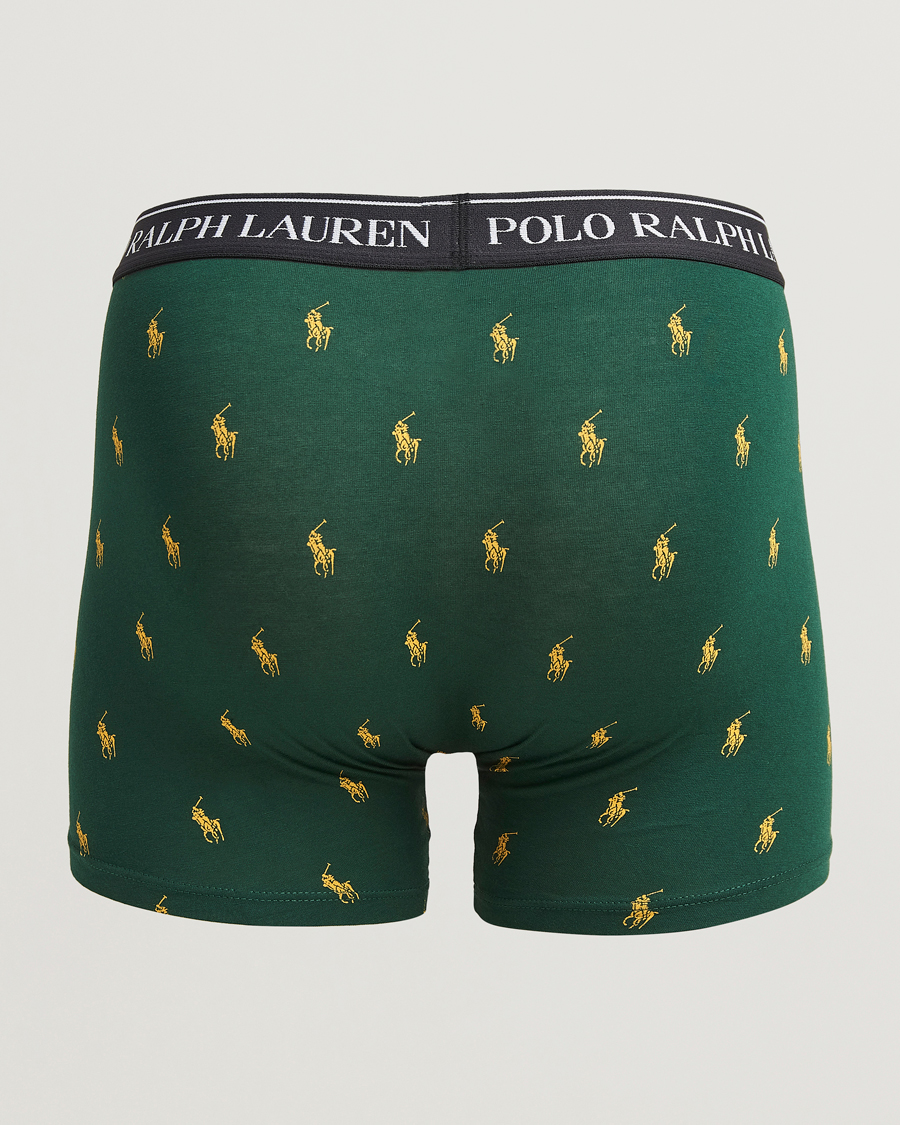 Hombres | Ropa interior y calcetines | Polo Ralph Lauren | 3-Pack Boxer Brief Pine/Gold/Black