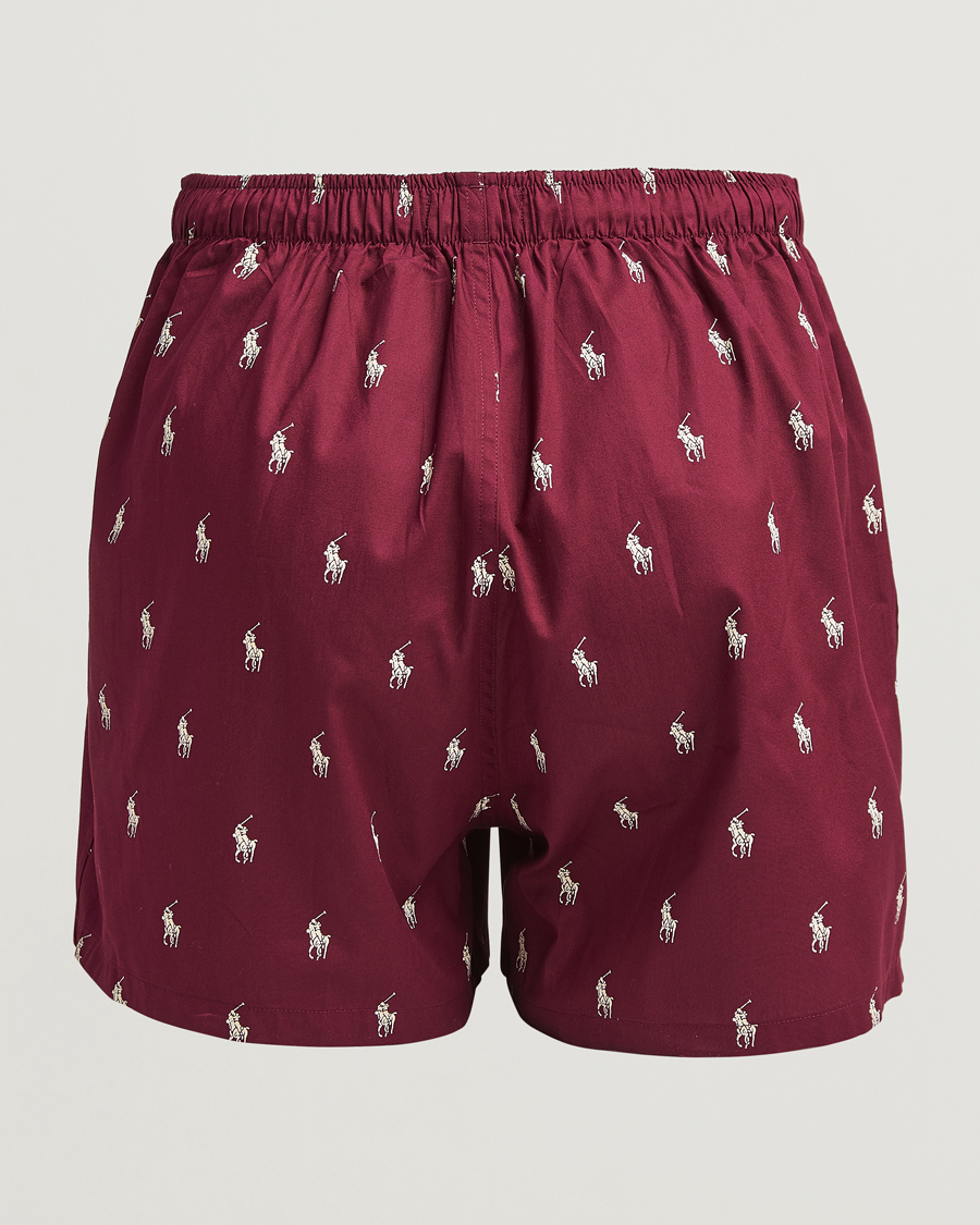 Hombres | Ropa interior y calcetines | Polo Ralph Lauren | 3-Pack Woven Boxer Plaid/Navy/Red PP