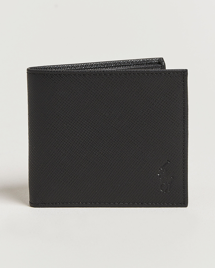 Hombres | Polo Ralph Lauren Saffiano Leather Wallet Black | Polo Ralph Lauren | Saffiano Leather Wallet Black