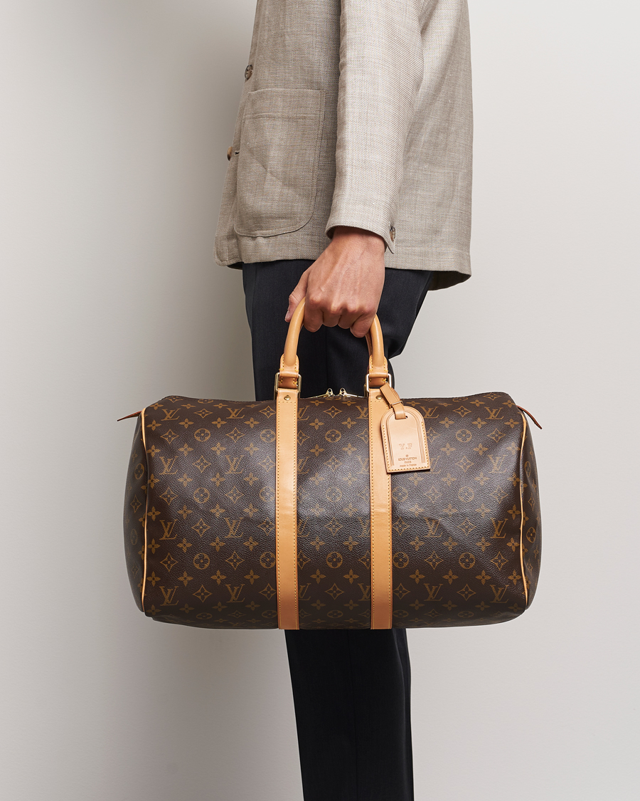 Hombres | Louis Vuitton Pre-Owned Keepall 45 Bag Monogram | Louis Vuitton Pre-Owned | Keepall 45 Bag Monogram