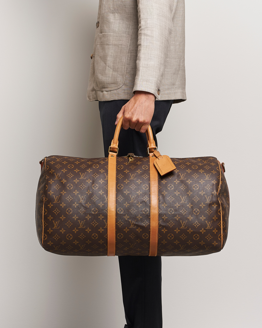Hombres | Louis Vuitton Pre-Owned Keepall Bandoulière 55 Monogram  | Louis Vuitton Pre-Owned | Keepall Bandoulière 55 Monogram 