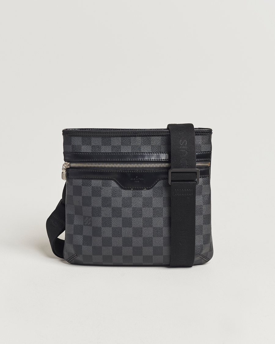 Hombres | Louis Vuitton Pre-Owned Thomas Messenger Bag Damier Graphite | Louis Vuitton Pre-Owned | Thomas Messenger Bag Damier Graphite