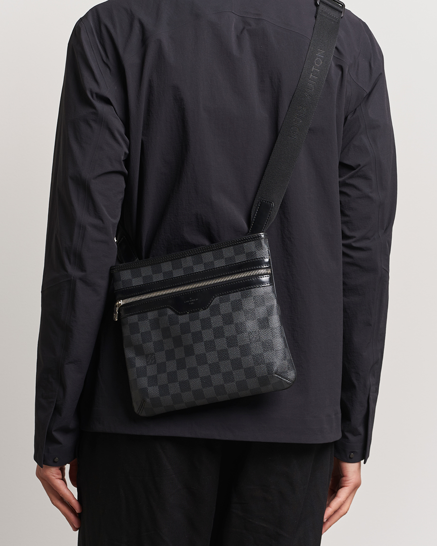 Hombres |  | Louis Vuitton Pre-Owned | Thomas Messenger Bag Damier Graphite 