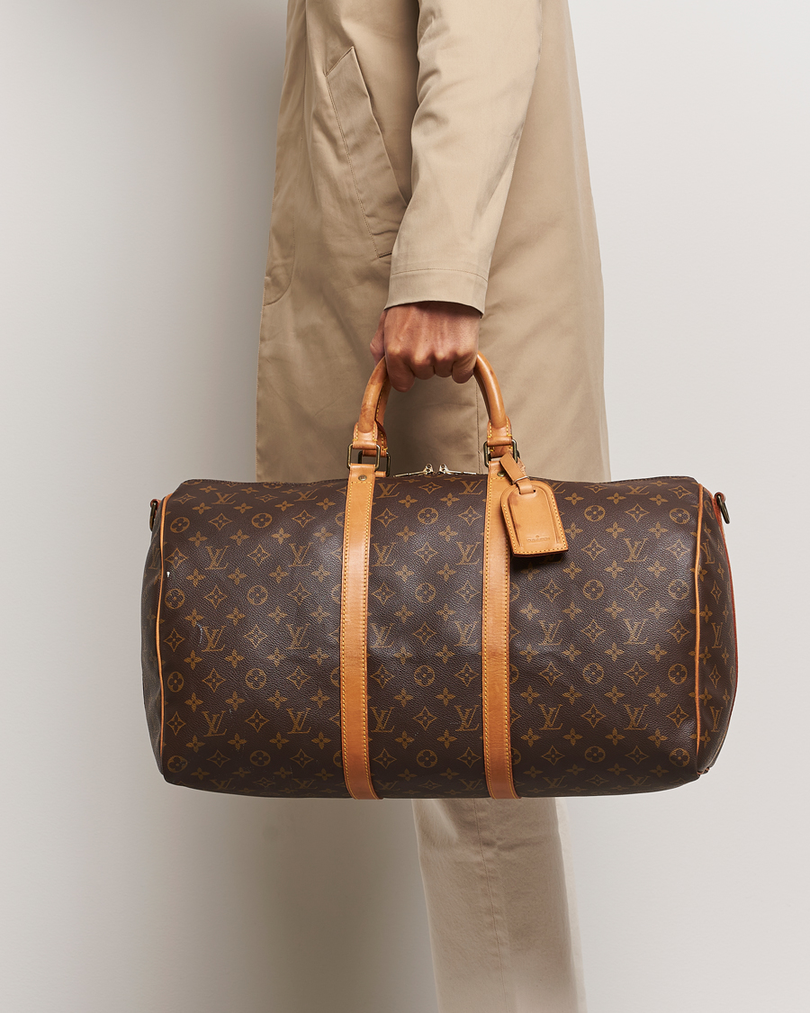Hombres | Louis Vuitton Pre-Owned Keepall Bandoulière 50 Bag Monogram | Louis Vuitton Pre-Owned | Keepall Bandoulière 50 Bag Monogram