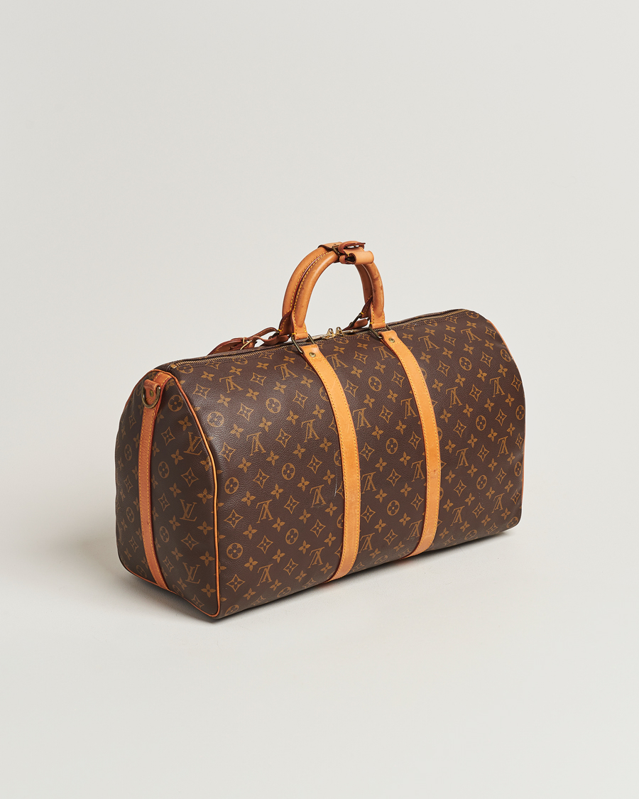 Hombres | Louis Vuitton Pre-Owned Keepall Bandoulière 50 Bag Monogram | Louis Vuitton Pre-Owned | Keepall Bandoulière 50 Bag Monogram
