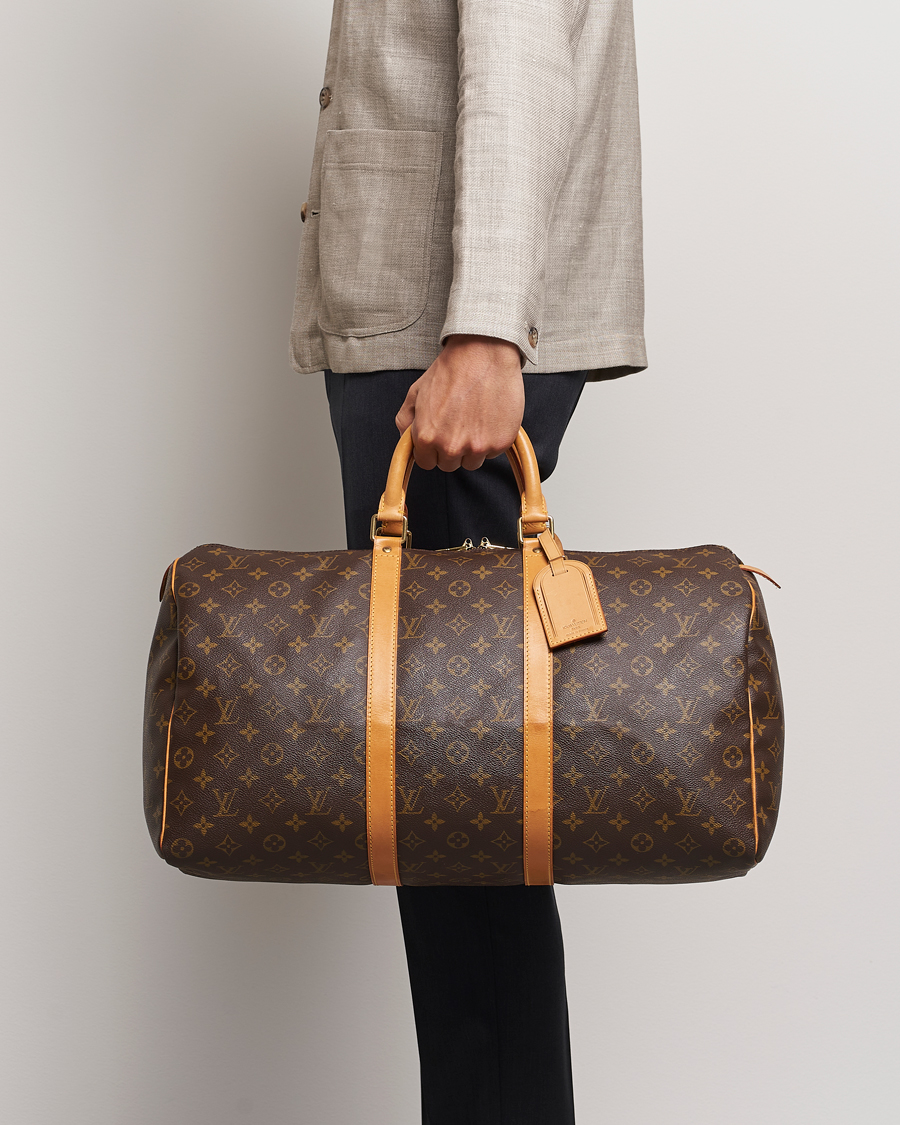 Hombres |  | Louis Vuitton Pre-Owned | Keepall 50 Bag Monogram 