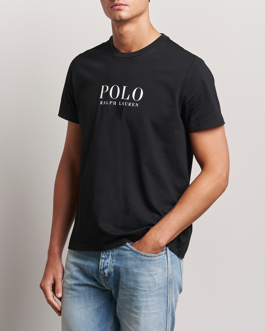 Hombres | Camisetas | Polo Ralph Lauren | Logo Cotton Jersey Sleep T-Shirt Black