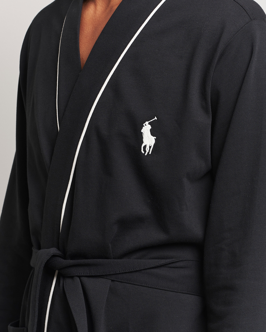 Hombres | Pijamas y batas | Polo Ralph Lauren | Cotton Jersey Robe Black