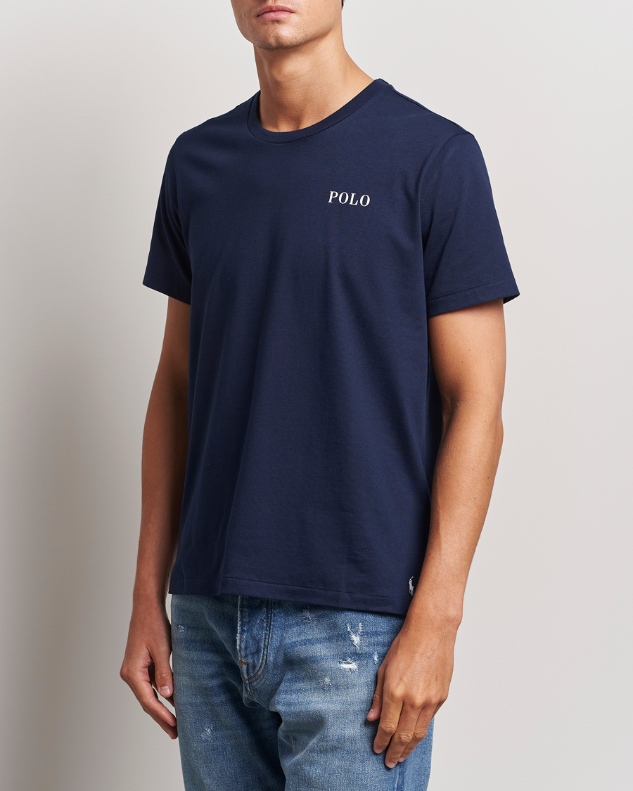 Hombres | Camisetas | Polo Ralph Lauren | Logo Cotton Jersey Sleep T-Shirt Cruise Navy