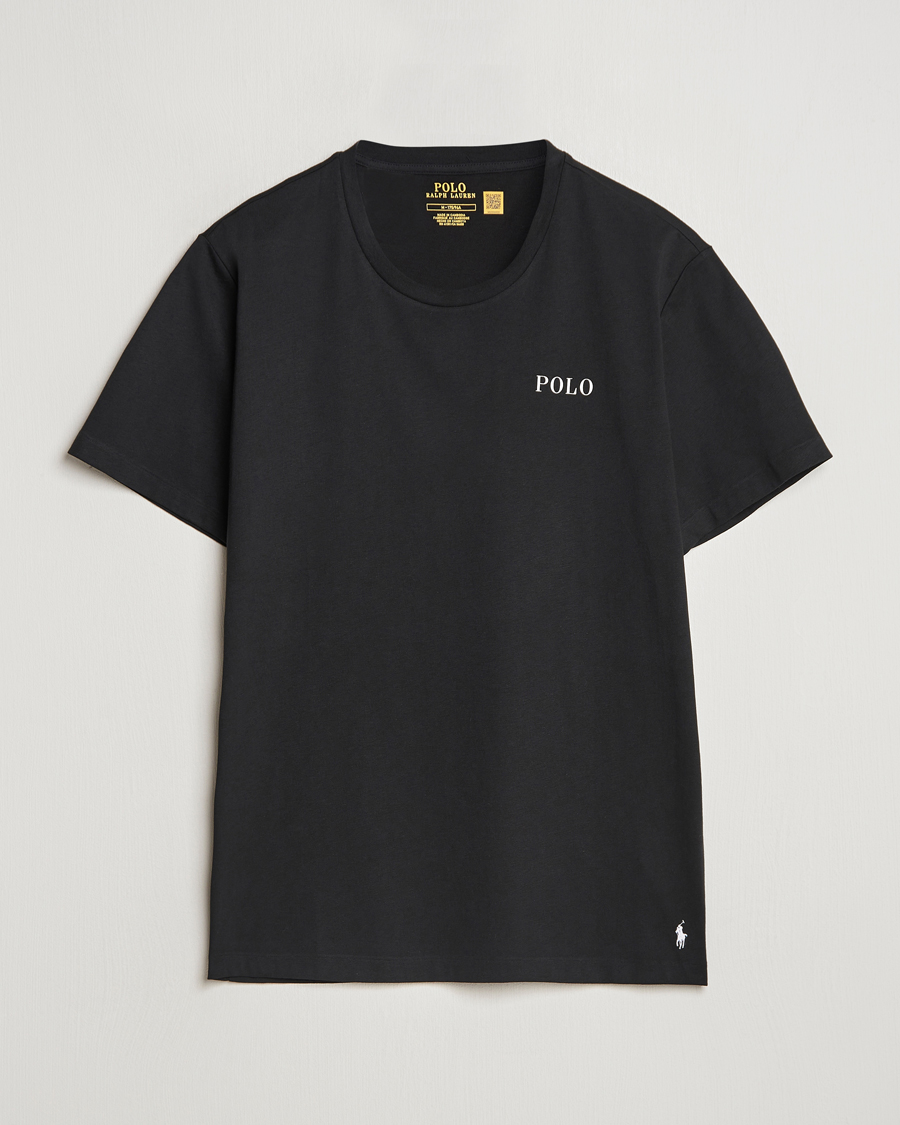 Hombres | Camisetas | Polo Ralph Lauren | Logo Cotton Jersey Sleep T-Shirt Black